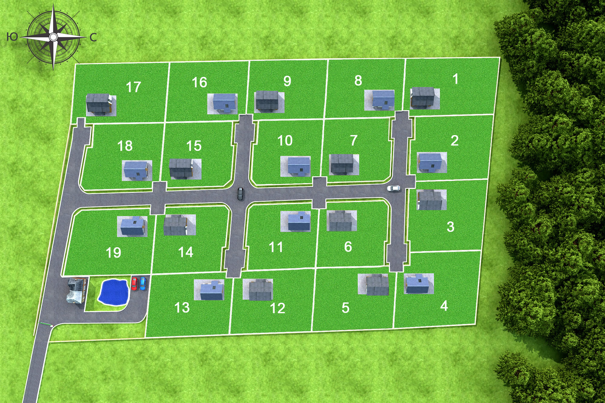 Коттеджный поселок Новая буря